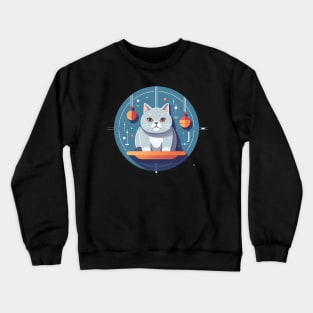 British Shorthair Cat Xmas Ornament, Love Cats Crewneck Sweatshirt